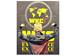 Payson Koolen, Team Canada Member at the World Karate Championship